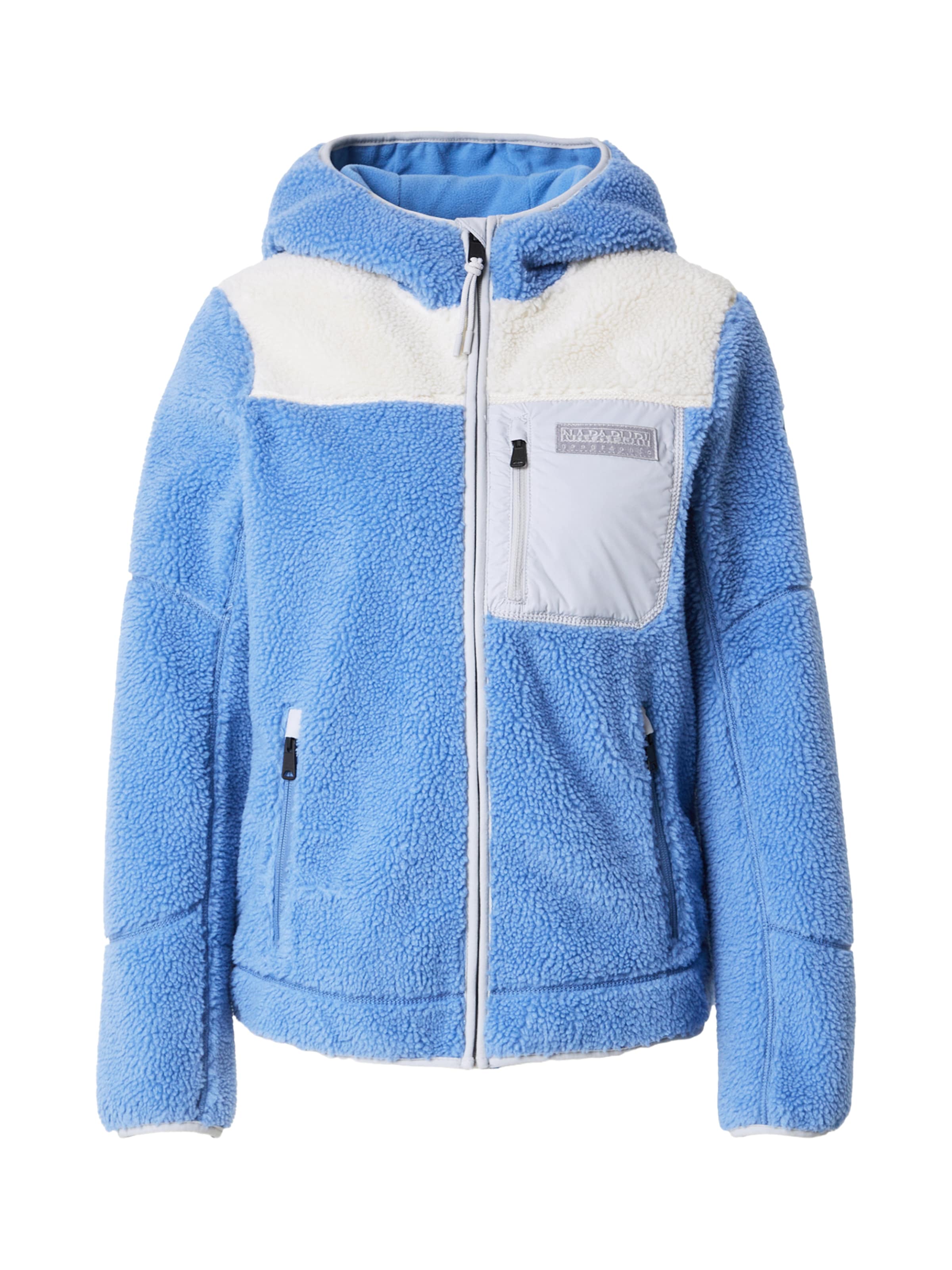 Veste en polaire 'YUPIK' NAPAPIJRI en bleu : devant