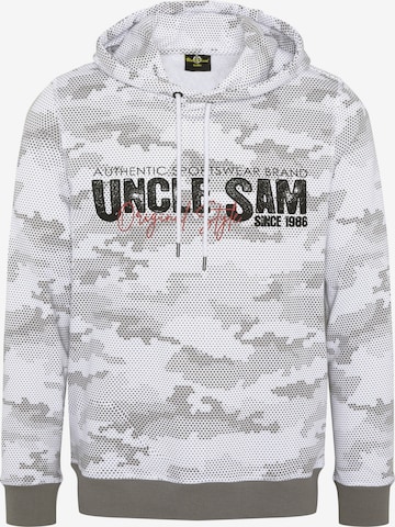 UNCLE SAM Sweatshirt in Weiß: predná strana