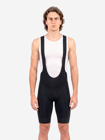 WULIBIKE - Skinny Pantalón deportivo 'Wulibike Herren Radhose Leicht GEL-Polster Rückenpanel Reflektor' en negro