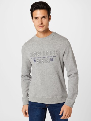 Sweat-shirt BLEND en gris : devant