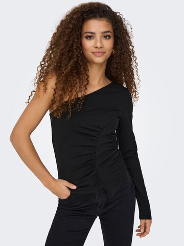T-shirt 'ONLLive Love One' ONLY en noir : devant