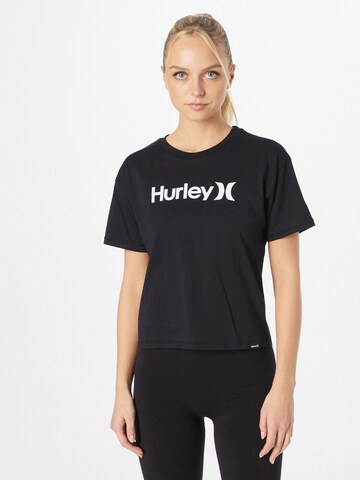 Hurley Функционална тениска в черно: отпред