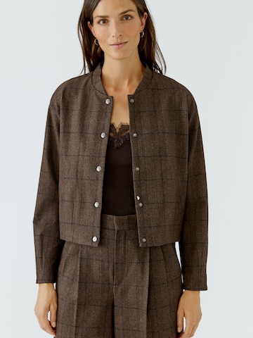 OUI Between-Season Jacket in Brown: front