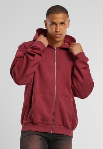 Giacca di felpa 'Essential' di Karl Kani in rosso