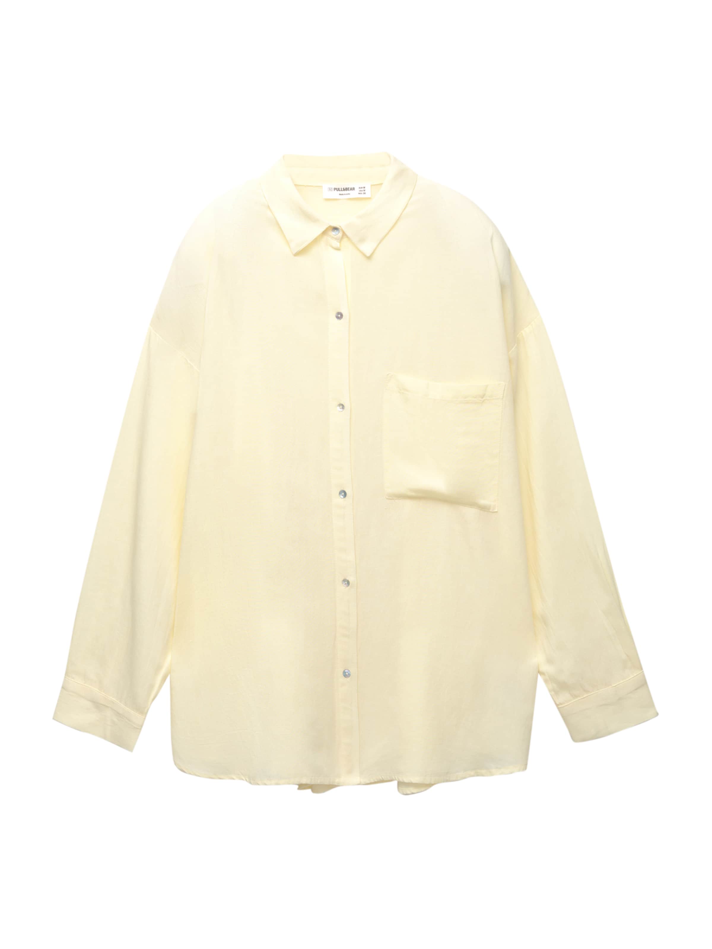 Pull&Bear Bluzka w kolorze żółty: przód