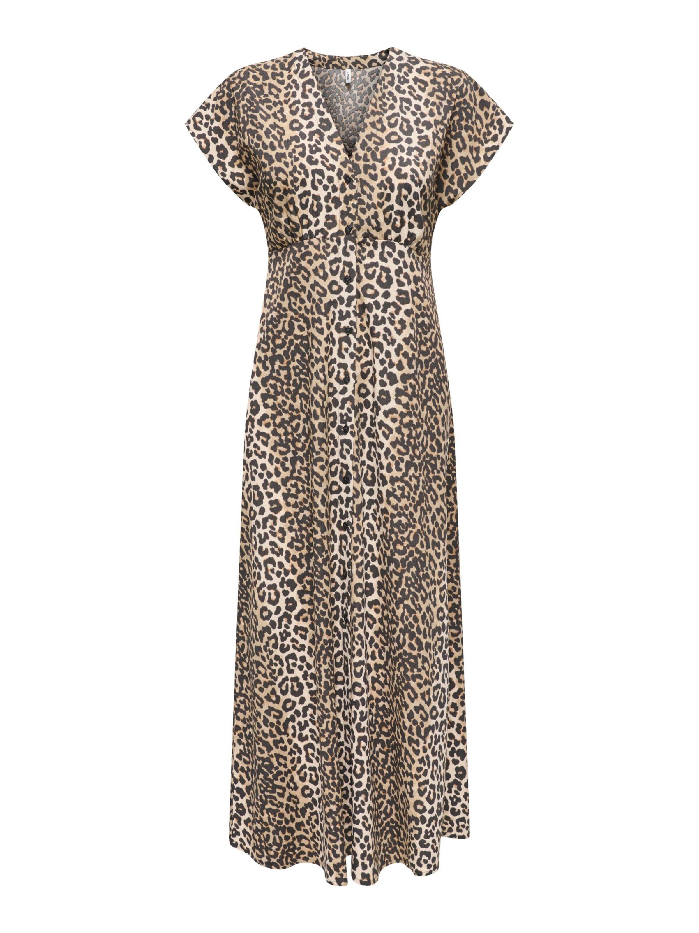 ONLY Shirt dress 'ONLNova' in Brown: front