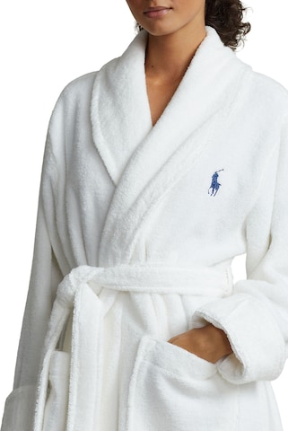 Polo Ralph Lauren Short Bathrobe ' Cozy Robes ' in White