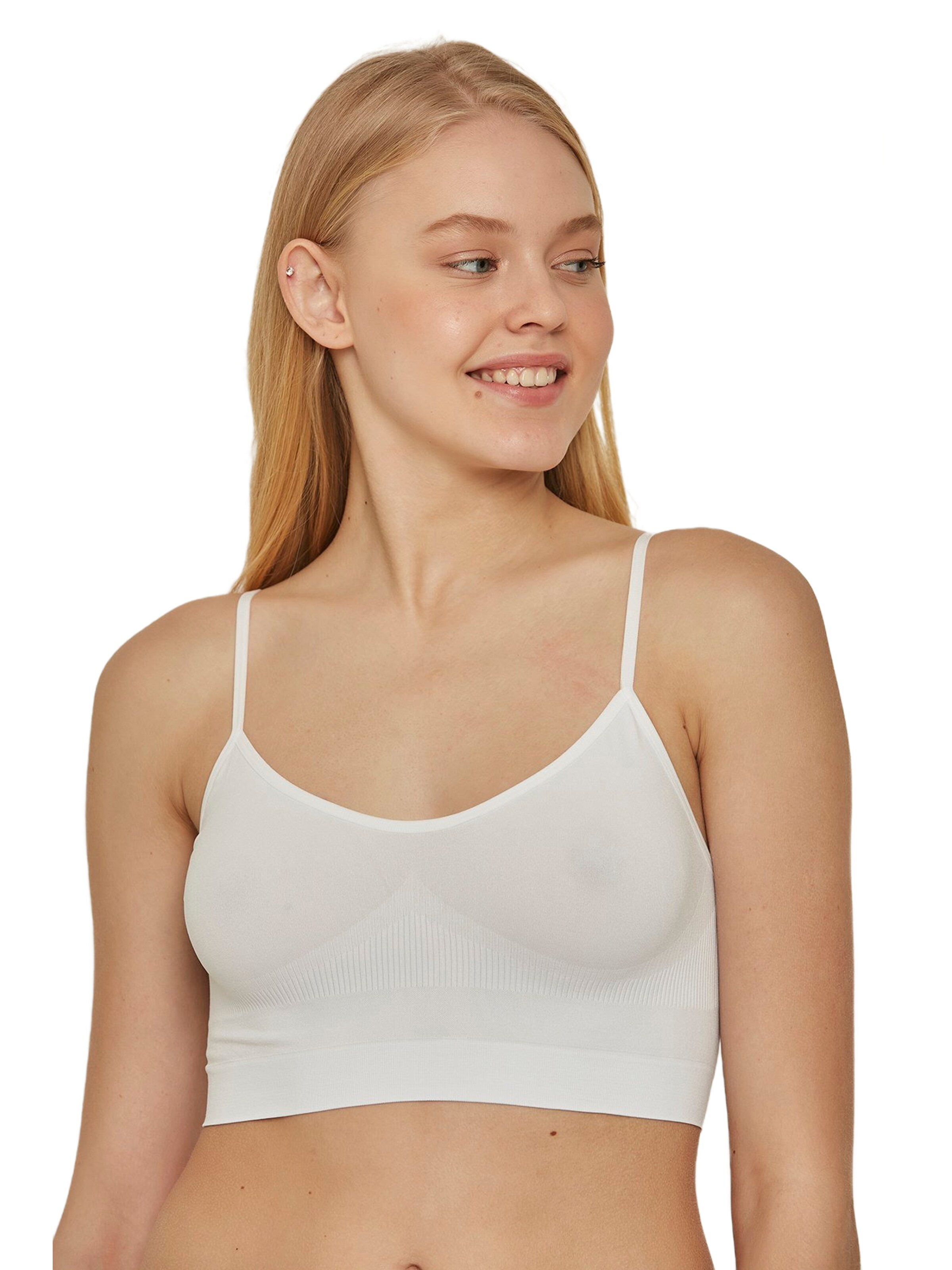 C&City Bustier BH in Weiß: Vorderseite