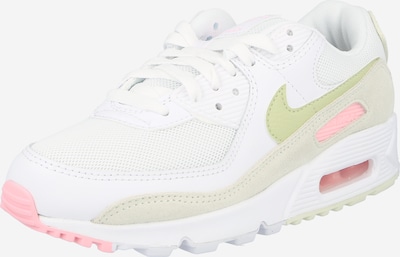 Nike Sportswear Sneaker low 'Air Max 90' i oliven / lyserød / hvid, Produktvisning
