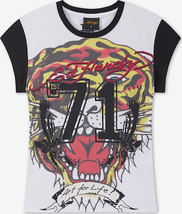 Tricou 'Roaring Tiger' de la Ed Hardy pe negru: față