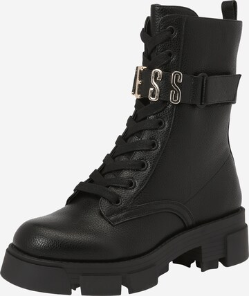 Stivaletto stringato 'Madox' di GUESS in nero: frontale