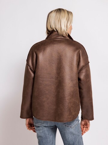 Zhrill Winter Jacket 'ZHERAH' in Brown
