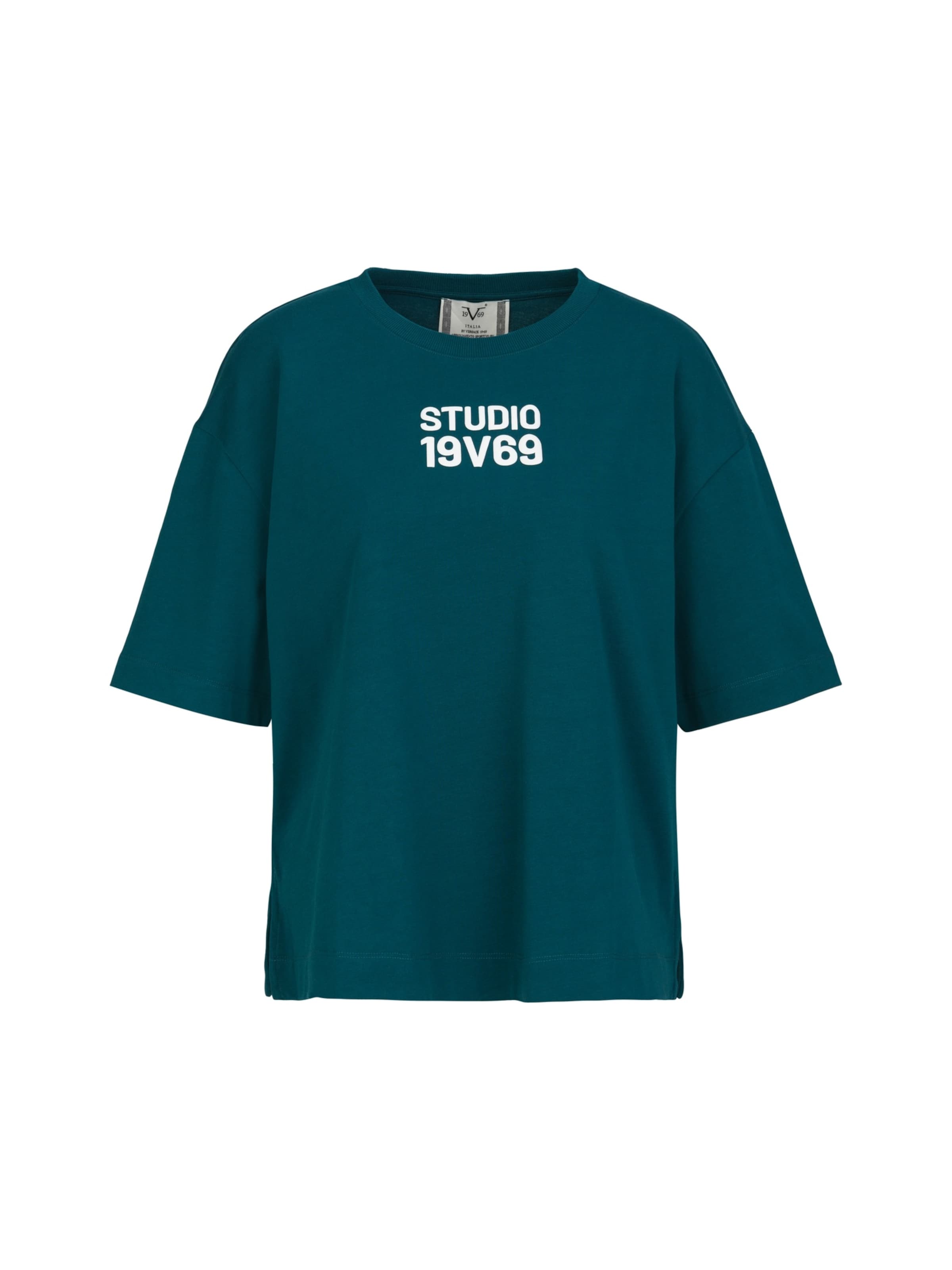19V69 ITALIA T-Shirt in Grün: Vorderseite