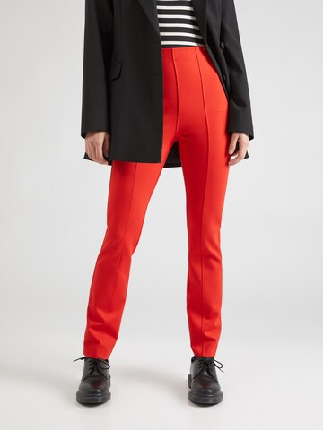 Slimfit Pantaloni di TOMMY HILFIGER in rosso: frontale