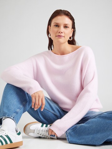 Abercrombie & Fitch Sweter w kolorze różowy: przód