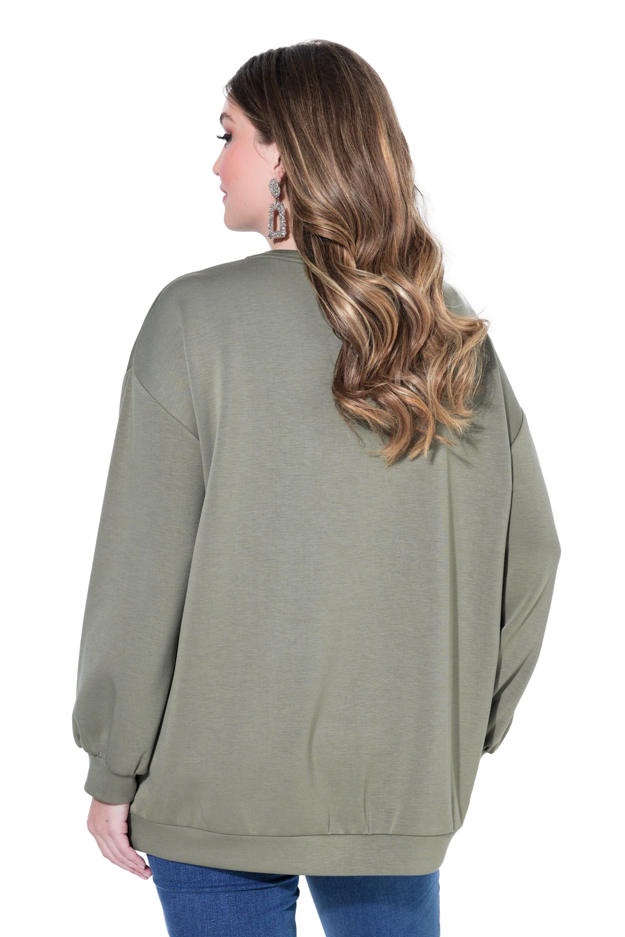 MIAMODA Sweatshirt in Green