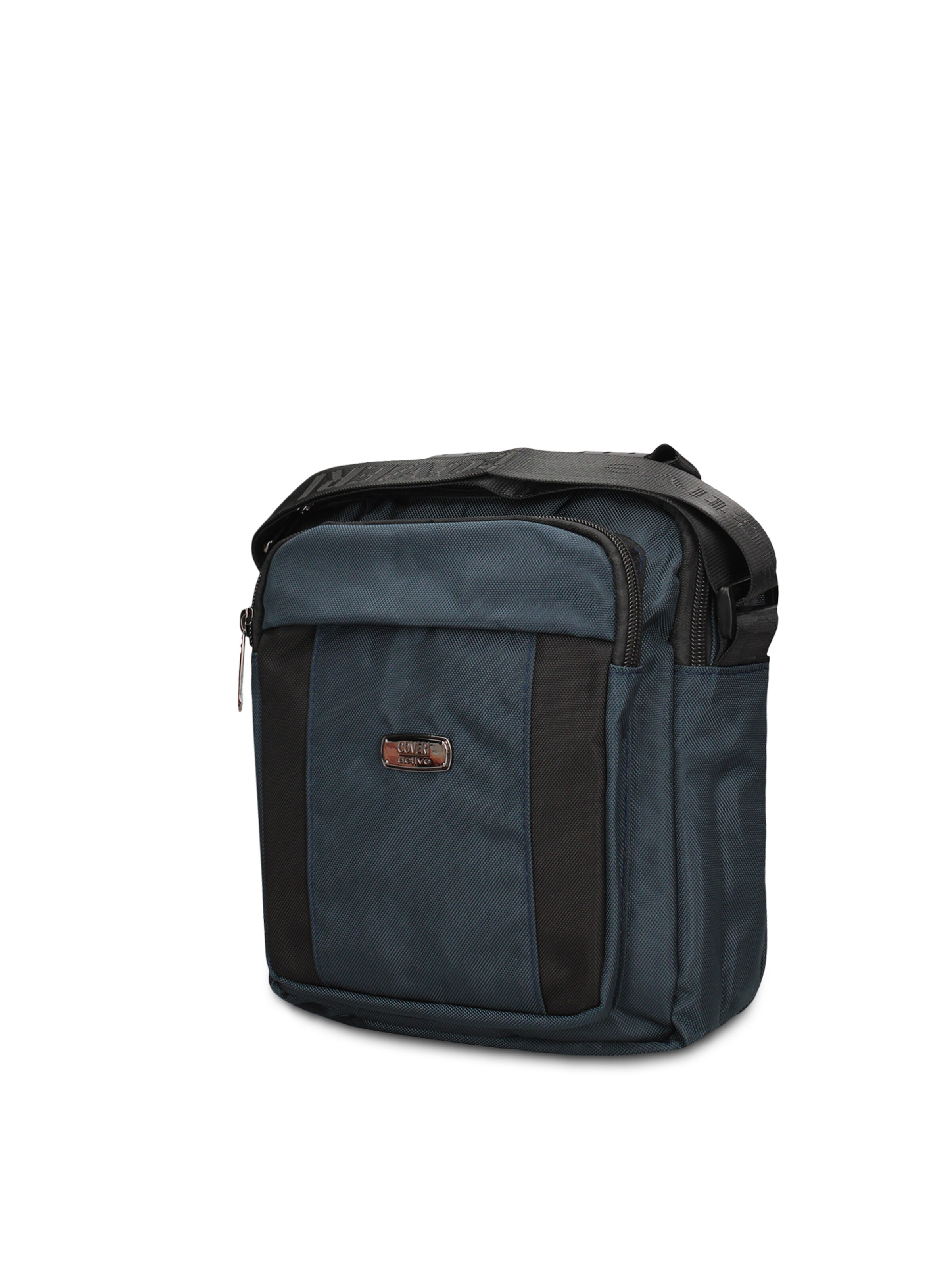 Borsa a tracolla 'Borsa a Tracolla Uomo Vegan Leather con Zip' di Coveri Collection in blu