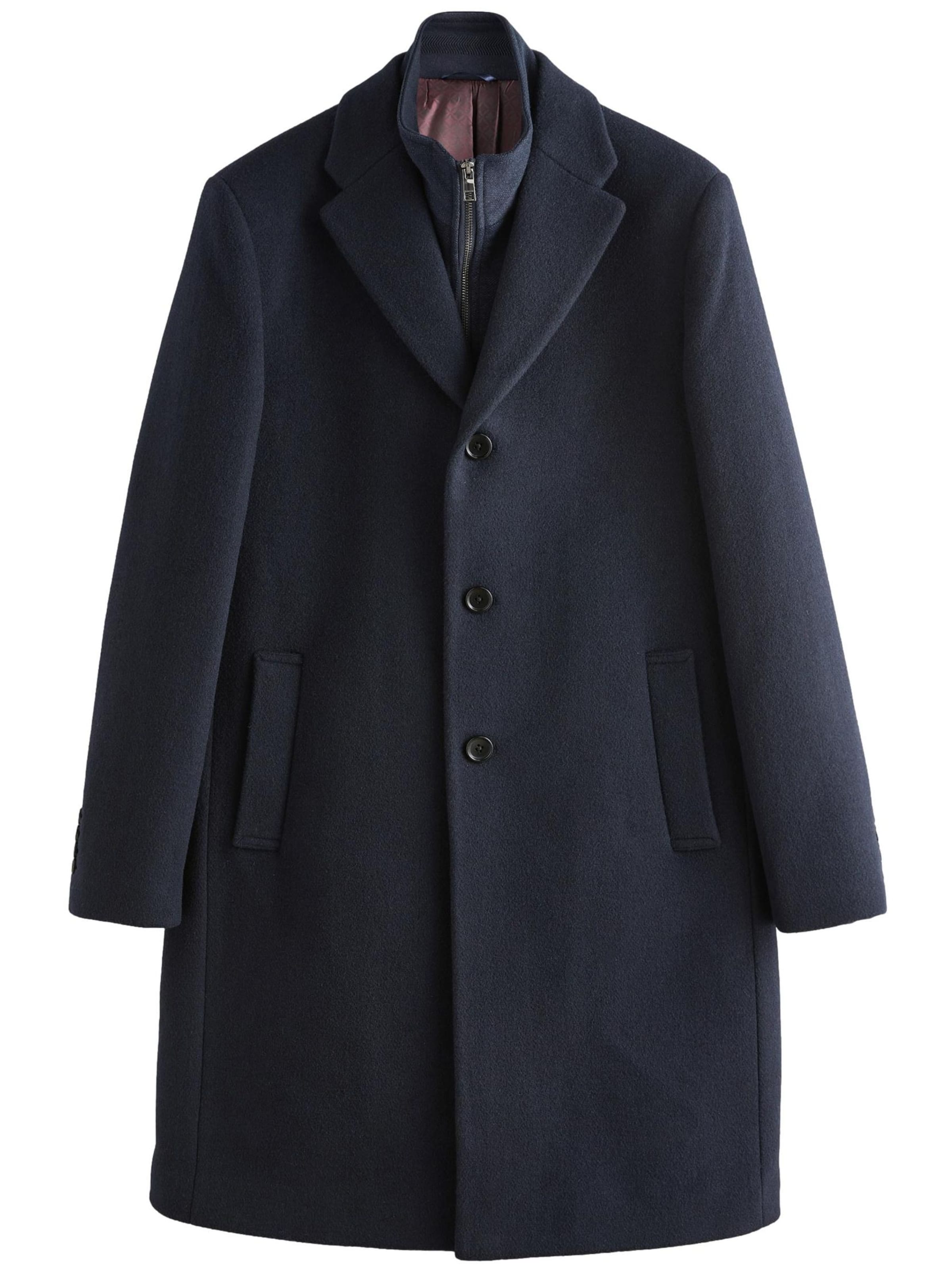 Manteau mi-saison Next en bleu : devant