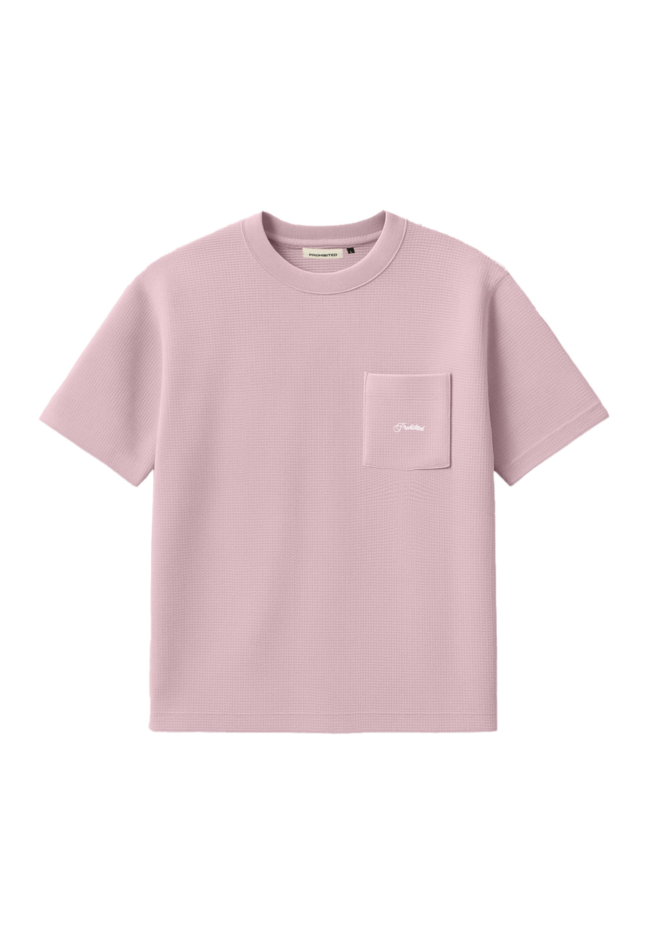 Prohibited T-Shirt 'Seaside' in Lila: Vorderseite