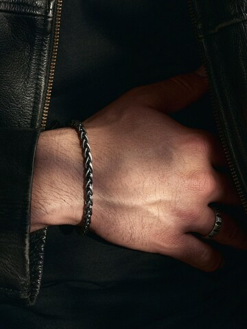 REYTEL Armband 'TIEMPO'‌‌ in Silber: Vorderseite