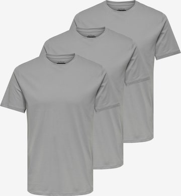 Only & Sons Shirt 'MAX' in Grey: front