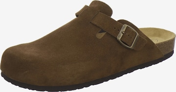 Sabots 'Clogs Herren cafe Veloursleder' AFS-Schuhe en marron : devant