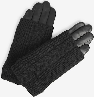 MARKBERG Prstové rukavice – černá: přední strana
