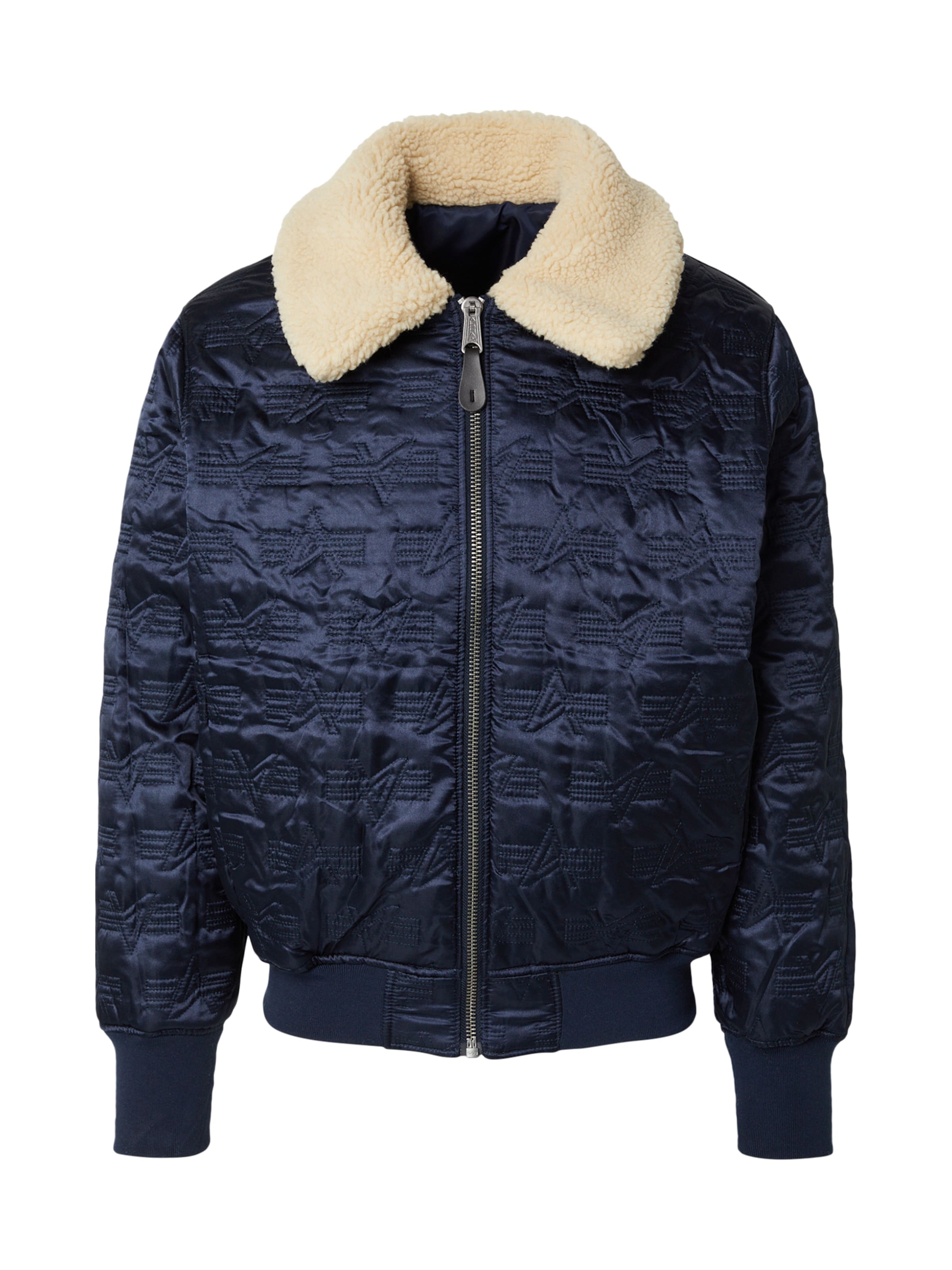 ALPHA INDUSTRIES Демисезонная куртка 'B-15 Modified' в Синий: спереди