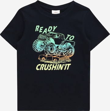 T-Shirt s.Oliver en bleu : devant
