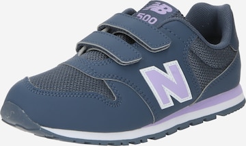 Sneaker '500' di new balance in blu: frontale