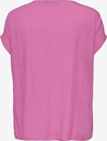 ONLY Carmakoma Bluse 'Romana' in Pink