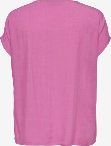 ONLY Carmakoma Blouse 'Romana' in Roze