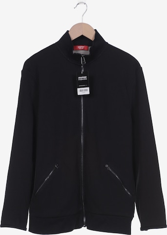 ESPRIT Sweatshirt & Zip-Up Hoodie in L in Black: front