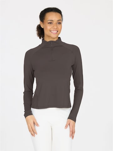 Athlecia Functioneel shirt 'Grina' in Bruin: voorkant