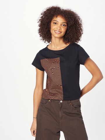 Sisley Shirt in Zwart: voorkant