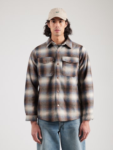 INDICODE JEANS Regular Fit Hemd in Braun: Vorderseite