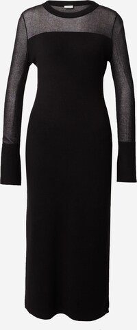 s.Oliver BLACK LABEL Knitted dress in Black: front