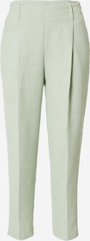 UNITED COLORS OF BENETTON Плиссированные брюки в Зеленый: спереди