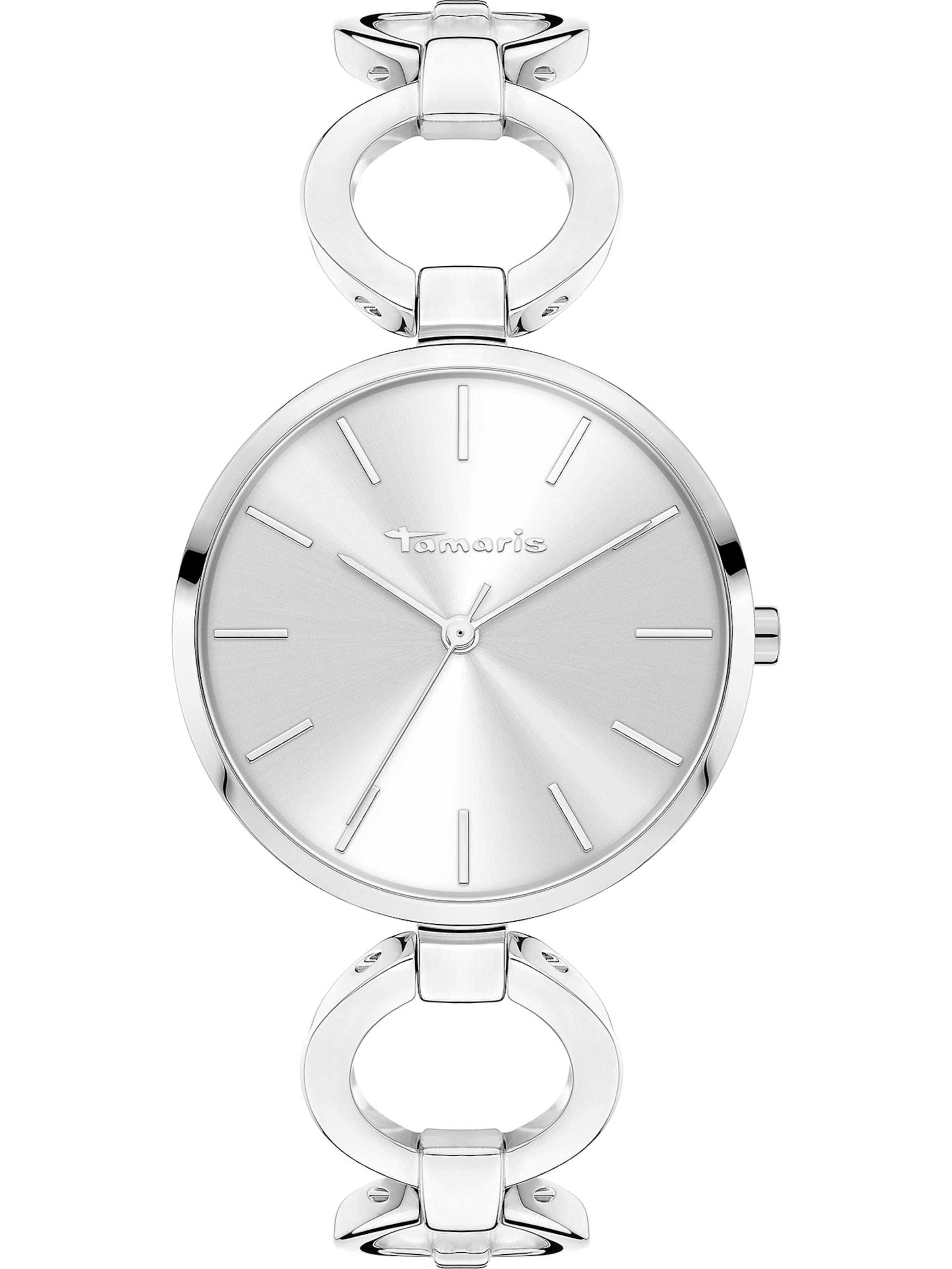 Tamaris Analoog horloge in Zilver: voorkant