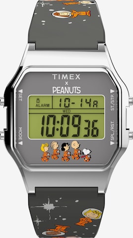 TIMEX Digitaluhr 'Peanuts Space' in Grau: Vorderseite