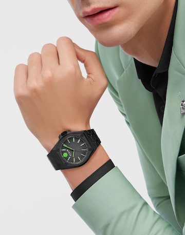 Philipp Plein Watches Analog watch 'Plein Extreme Gent' in Black: front