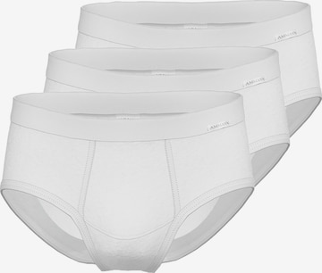 Ammann Slip 'Feinripp Premium' in Weiß: Vorderseite