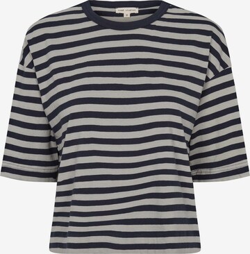 Esmé Studios T-Shirt 'ESSigne Striped Boxy' (GOTS) in Grau: predná strana