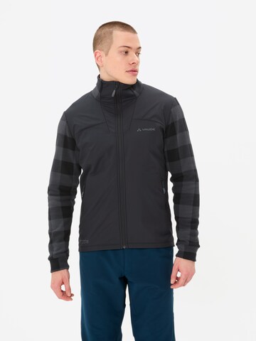VAUDE Outdoorjas 'Minaki' in Zwart: voorkant