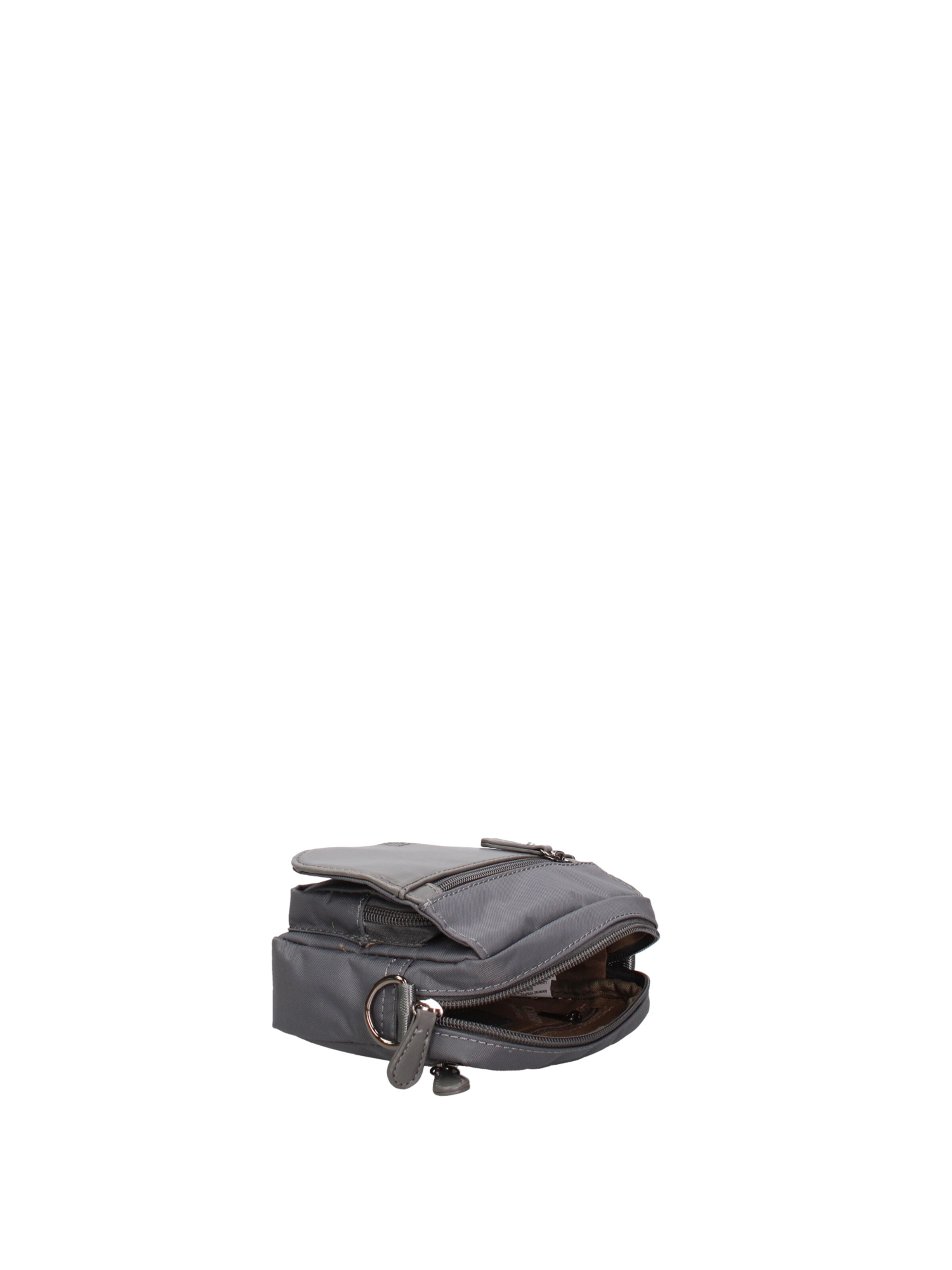 Borsa a tracolla 'Borsa a Tracolla Uomo PVC Chiusura Magnetica Tasche Zip 15x12x5cm' di Coveri Collection in grigio