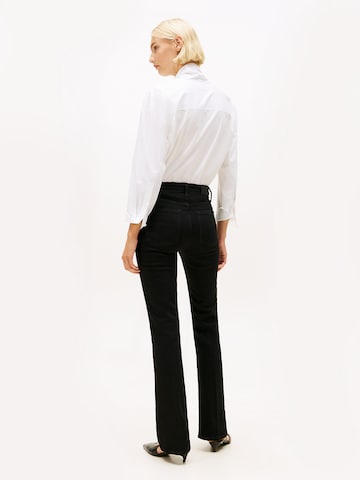 TOMMY HILFIGER Bootcut Jeans in Zwart