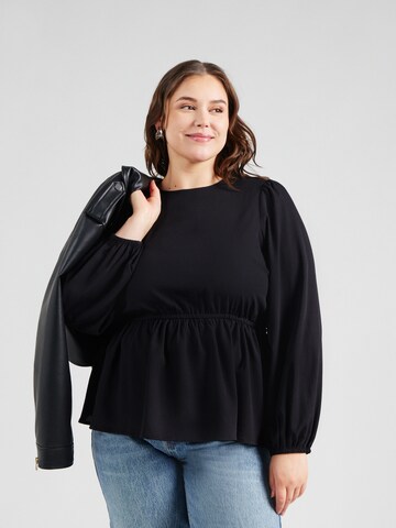 Vero Moda Curve - Blusa 'VMLYDIA' em preto: frente