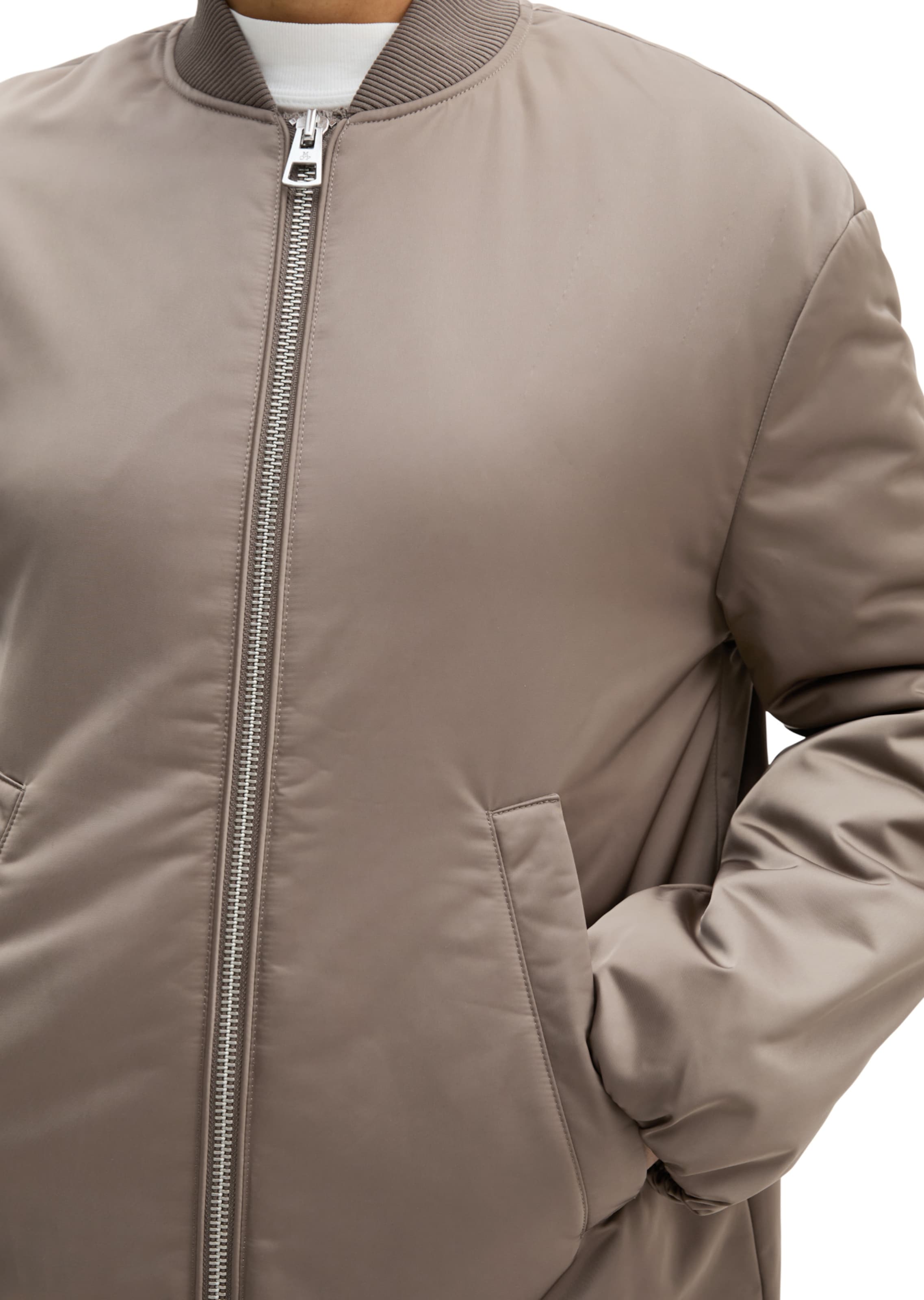 Marc O'Polo Between-Seasons Coat in Brown