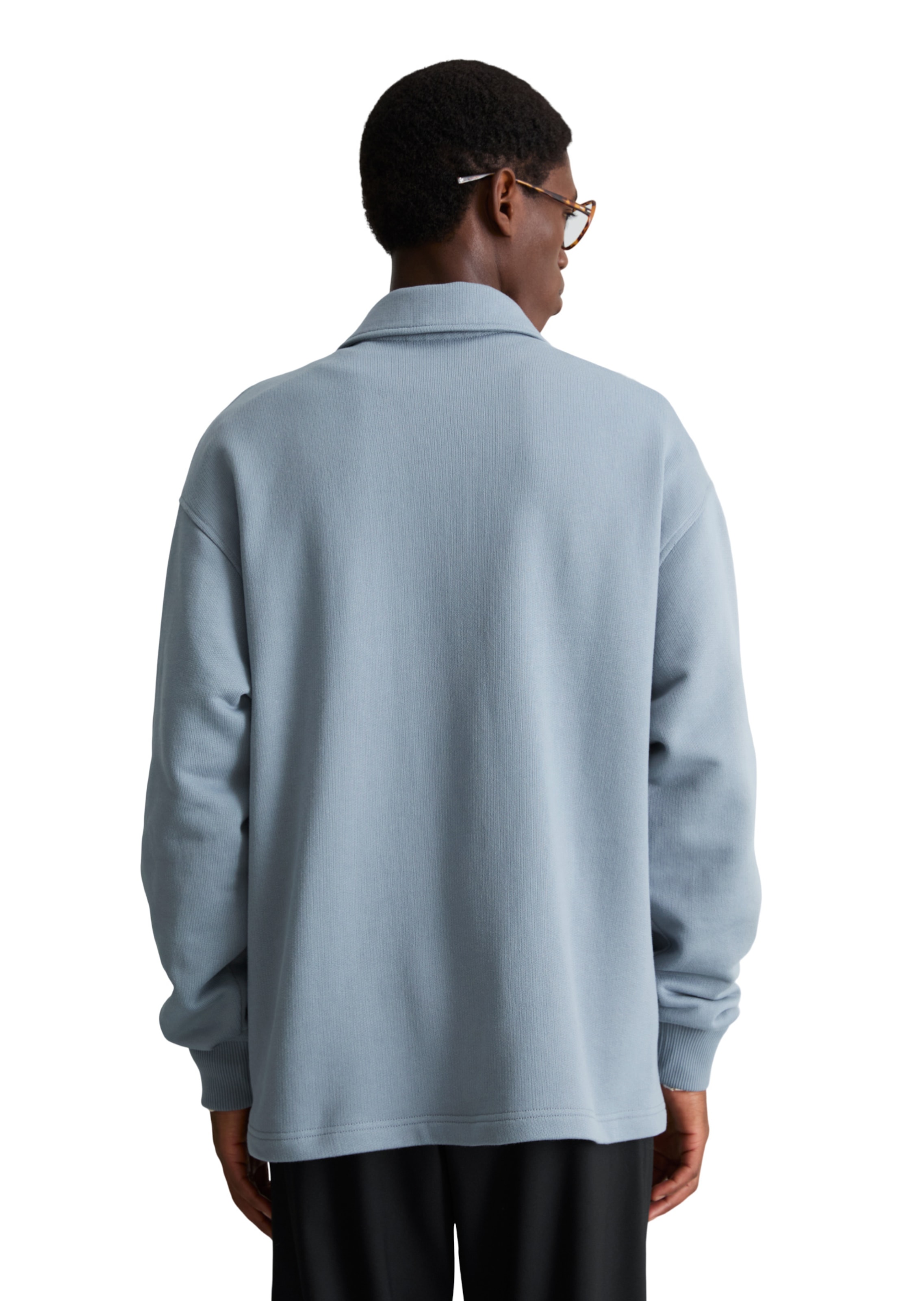 Marc O'Polo DENIM Sweatshirt in Grau: Rückseite