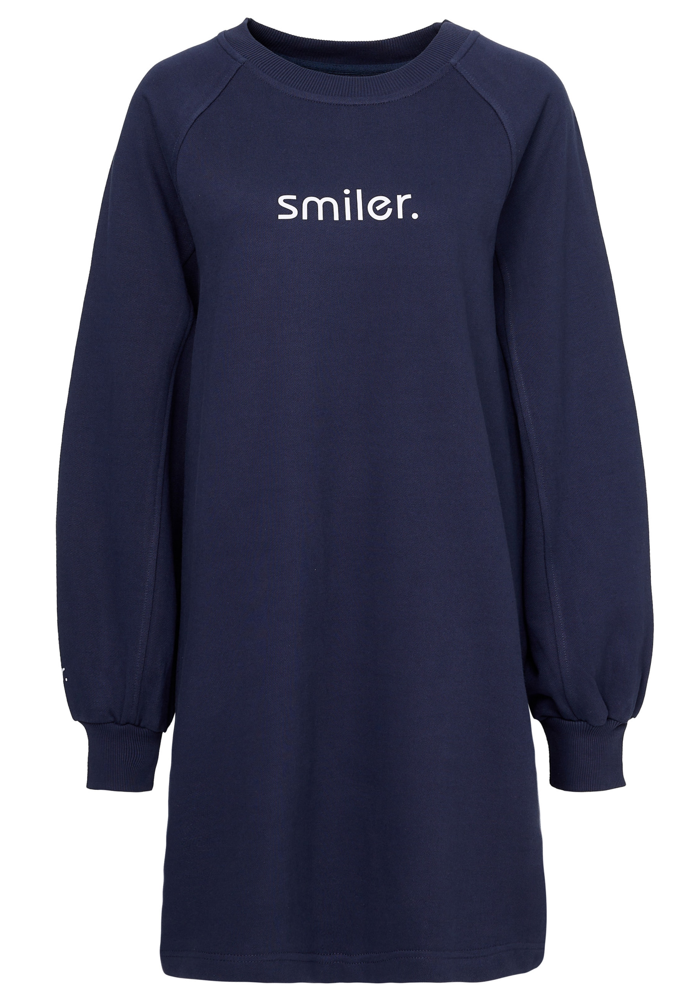smiler. Sweatshirt 'Nippy' in Blau: Vorderseite